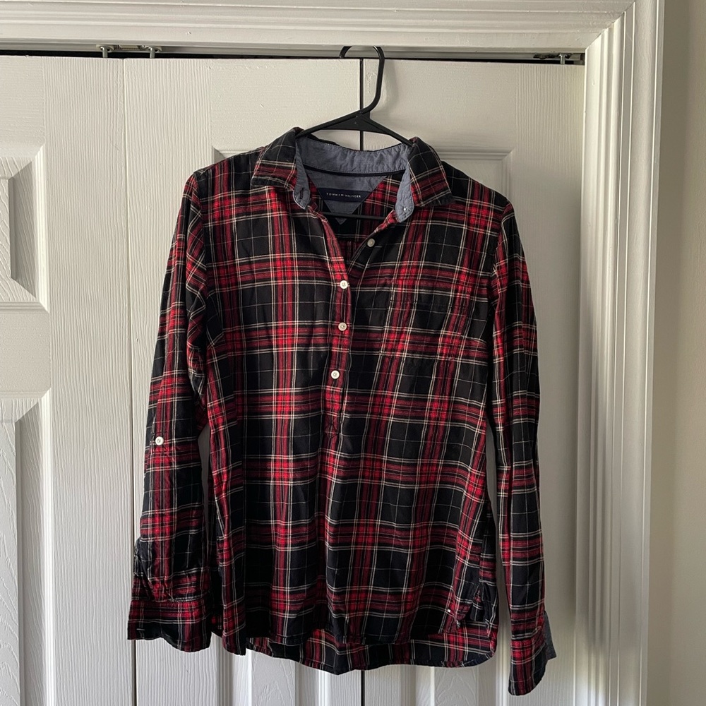 Tommy Hilfiger 3/4s button up flannel